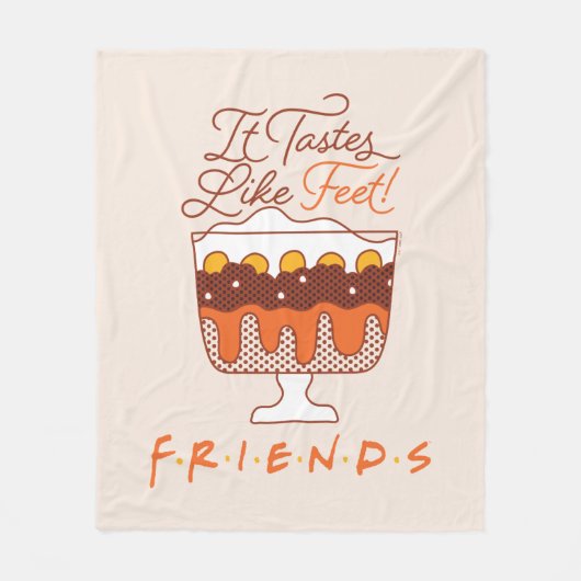 FRIENDS™ | 足の味がする！ フリースブランケット (正面)