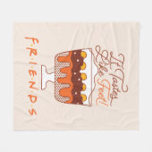 FRIENDS™ | 足の味がする！ フリースブランケット (正面(横))