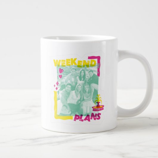 FRIENDS™ | 週末の予定 ジャンボコーヒーマグカップ (右)
