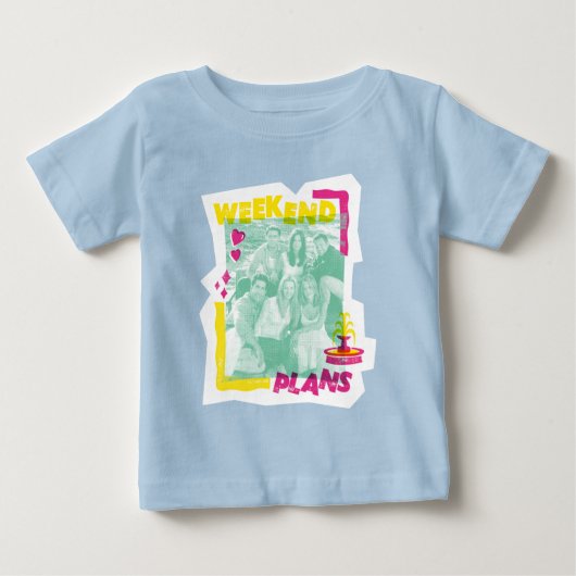 FRIENDS™ | 週末の予定 ベビーTシャツ (正面)