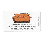 FRIENDS™長椅子 ラベル (正面)