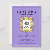 FRIENDS™ | 30歳の誕生日回 招待状 (正面)