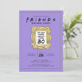 FRIENDS™ | 30歳の誕生日回 招待状 (スタンド正面)