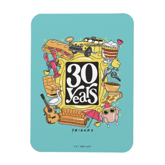 FRIENDS™ | 30 Years Graphic マグネット (縦)