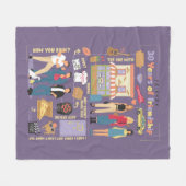 FRIENDS™ | 30 Years of Friendship フリースブランケット (正面(横))