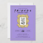 FRIENDS™ | 40歳の誕生日回 招待状 (正面)