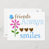 Friends Alwaysスマイル ポストカード (正面/裏面)