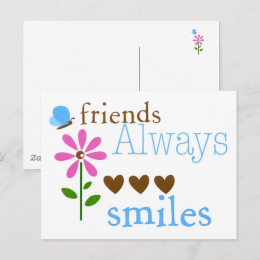 Friends Alwaysスマイル ポストカード (正面/裏面)