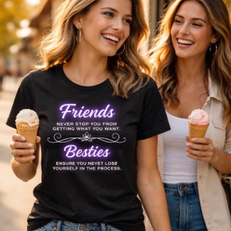 Friends and Besties T-Shirt トライブレンドＴシャツ