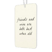 Friends And Wine カーエアーフレッシュナー (左)