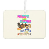 Friends Are Friends No Matter What カーエアーフレッシュナー (裏面)
