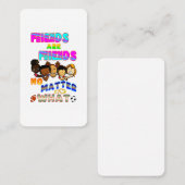 Friends Are Friends No Matter What 割引カード (正面/裏面)