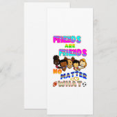 Friends Are Friends No Matter What 案内状 (正面/裏面)