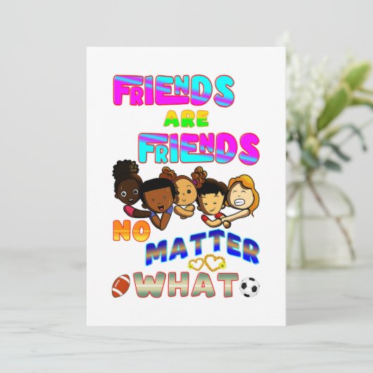 Friends Are Friends No Matter What 案内状 (スタンド正面)