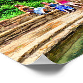 Friends at Buffalo春III – カラー飽和 ポスター (角)