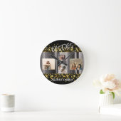 Friends Besties最高の Photo Collage BFF Keepsake ラウンド壁時計 (ホーム)