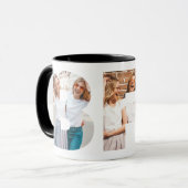 Friends BFF最高ののシンプルモダンカスタム写真 マグカップ (正面左)