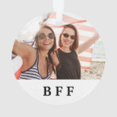 Friends BFF forever記念写真 オーナメント (裏面)