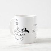 Friends bring happiness into your life コーヒーマグカップ (正面左)