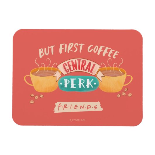 FRIENDS™ | But First Coffee - セントラルパーク マグネット (横)