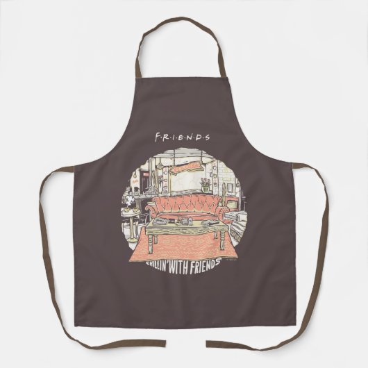 FRIENDS™ CartoonとのChillin エプロン (正面)