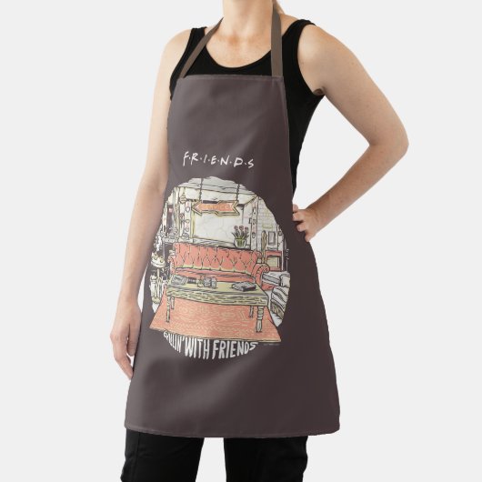 FRIENDS™ CartoonとのChillin エプロン (インサイチュ)