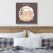 FRIENDS™ CartoonとのChillin キャンバスプリント (インサイチュ (寝室))