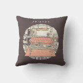 FRIENDS™ CartoonとのChillin クッション (裏面)