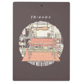 FRIENDS™ CartoonとのChillin クリップボード (裏面)