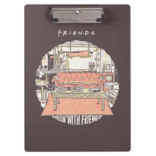 FRIENDS™ CartoonとのChillin クリップボード (正面)