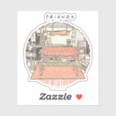 FRIENDS™ CartoonとのChillin シール (シート)