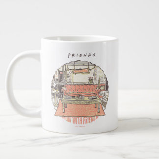 FRIENDS™ CartoonとのChillin ジャンボコーヒーマグカップ