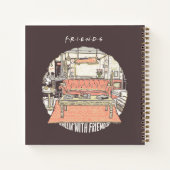 FRIENDS™ CartoonとのChillin ノートブック (裏面)