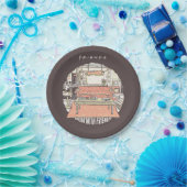 FRIENDS™ CartoonとのChillin ペーパープレート (パーティー)