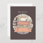 FRIENDS™ CartoonとのChillin ポストカード (正面/裏面)