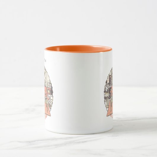 FRIENDS™ CartoonとのChillin マグカップ (中央)