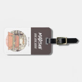 FRIENDS™ CartoonとのChillin ラゲッジタグ (正面横)