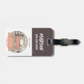 FRIENDS™ CartoonとのChillin ラゲッジタグ (裏面横)