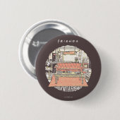 FRIENDS™ CartoonとのChillin 缶バッジ (正面&裏面)