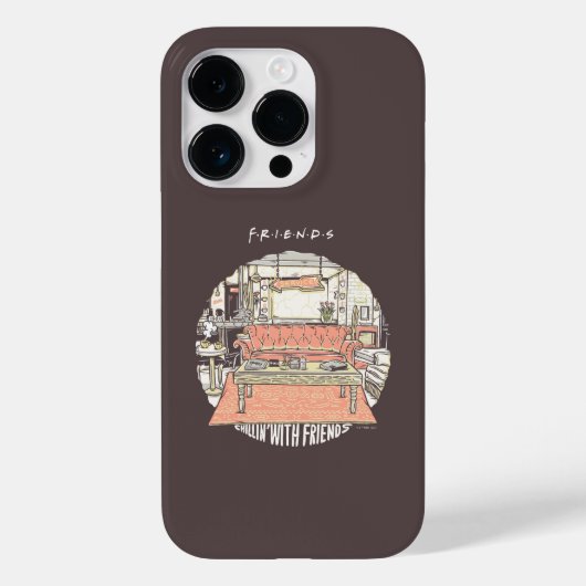 FRIENDS™ CartoonとのChillin Case-Mate iPhoneケース (裏面)
