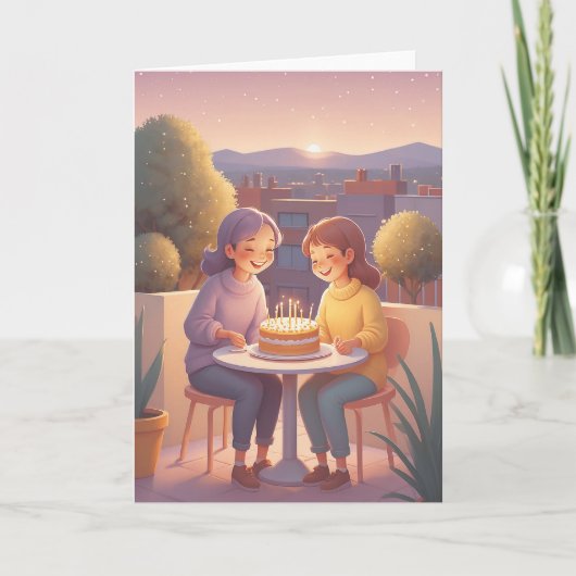 Friends Celebrate Another Year カード (正面)