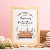FRIENDS™ | Central Perk Bridal Shower Welcome ポスター