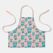 FRIENDS™ | Central Perk Coffee Cup Pattern エプロン (正面)