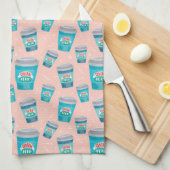 FRIENDS™ | Central Perk Coffee Cup Pattern キッチンタオル (四つ折り)