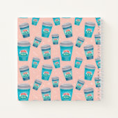 FRIENDS™ | Central Perk Coffee Cup Pattern ノートブック (裏面)