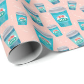 FRIENDS™ | Central Perk Coffee Cup Pattern ラッピングペーパー (ロールコーナー)