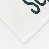 Friends Come And Go Scrappy Stays Humor Chicken Me フリースブランケット (角)