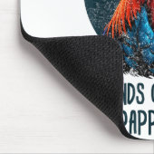 Friends Come And Go Scrappy Stays Humor Chicken Me マウスパッド (コーナー)