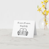 Friends Couch – カー空白のド カード (黄色い花)