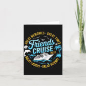Friends Cruise 2025 Matching Group Vacation Trip C カード (正面)
